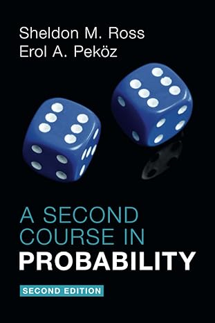 a second course in probability 2nd edition sheldon m. ross 1009179918, 978-1009179911