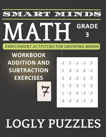 smart minds math workbook grade 3 addition and subtraction exercises math practice workbook for grade 3 with