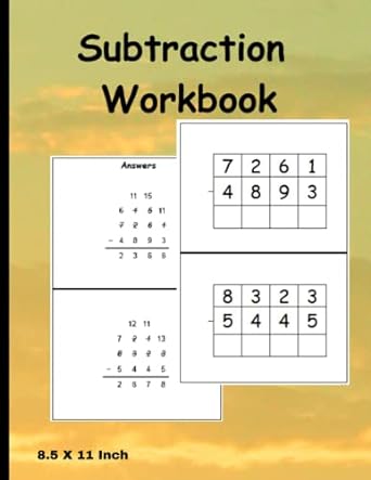 subtraction workbook mastering essential subtraction skills 1st edition wain sami 979-8394081934