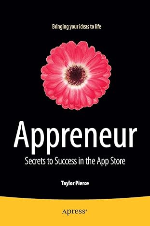 appreneur secrets to success in the app store 1st edition taylor pierce 1430264756, 978-1430264750