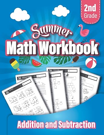 2nd grade summer math workbook addition and subtraction word problems number bond practice second grade