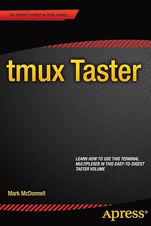 tmux taster 1st edition mark mcdonnell 1484207769, 978-1484207765