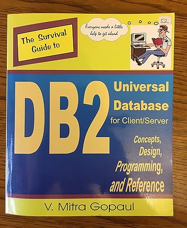 db2 universal database for client/server 1st edition v mitra gopaul 0968297617, 978-0968297612