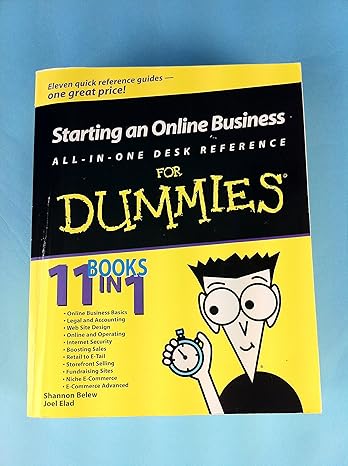 starting an online business all in one desk reference for dummies 1st edition shannon belew ,joel elad