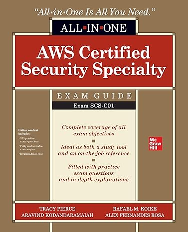 aws certified security specialty all in one exam guide 1st edition tracy pierce ,aravind kodandaramaiah ,alex