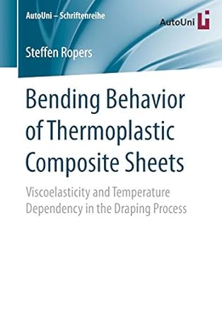 bending behavior of thermoplastic composite sheets viscoelasticity and temperature dependency in the draping