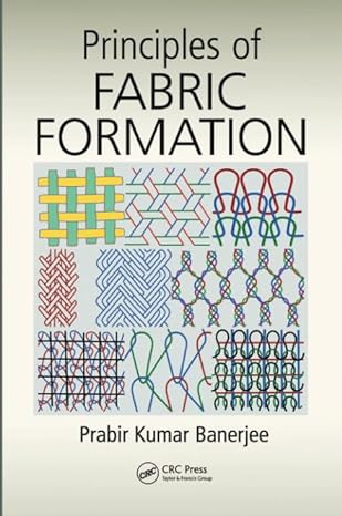 principles of fabric formation 1st edition prabir kumar banerjee 1138837695, 978-1138837690