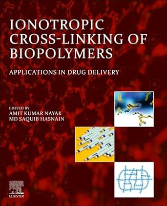 ionotropic cross linking of biopolymers applications in drug delivery 1st edition amit kumar nayak phd ,md