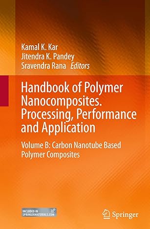 handbook of polymer nanocomposites processing performance and application volume b carbon nanotube based