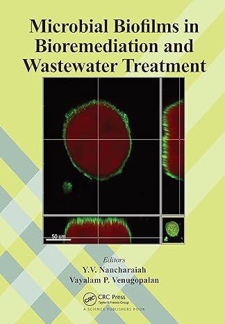 microbial biofilms in bioremediation and wastewater treatment 1st edition y.v. nancharaiah ,vayalam p.