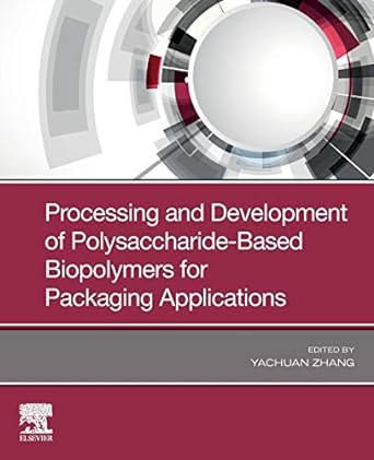 processing and development of polysaccharide based biopolymers for packaging applications 1st edition yachuan