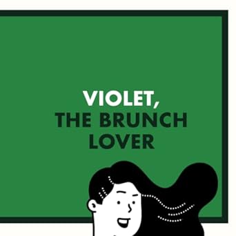 violet the brunch lover personalised gifts for women and friends called violet  nom books 979-8392586073