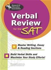 verbal review for the sat prep 1st edition the editors of rea 0738600857, 978-0738600857