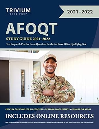 afoqt study guide 2021 2022 test prep with practice exam questions for the air force office qualifying test