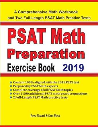 psat math preparation exercise book a comprehensive math workbook and two full length psat math practice