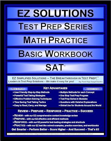 ez solutions test prep series math practice basic workbook sat 1st edition punit raja suryachandra ,ez