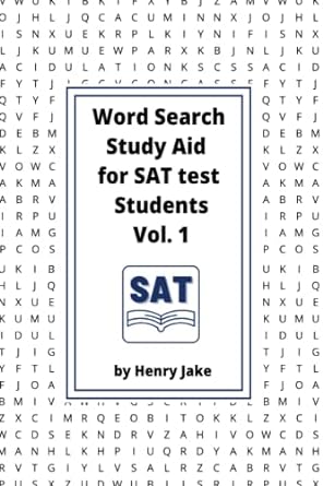 word search study aid for sat test students vol 1 discover new words and expand your vocabulary 1st edition