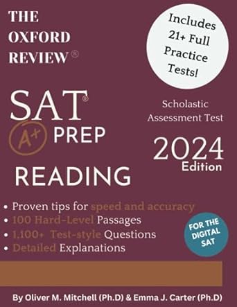 sat a+ prep reading 1 100+ practice test and tips to ace the reading section sat prep guide 2023 2024 1st