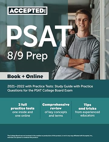 psat 8/9 prep 2021 2022 with practice tests study guide with practice questions for the psat college board