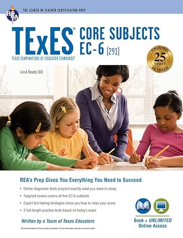 texes core subjects ec 6 book + online 3rd edition dr. luis a. rosado ed.d. ,dr. ann m.l. cavallo ph.d. ,dr.