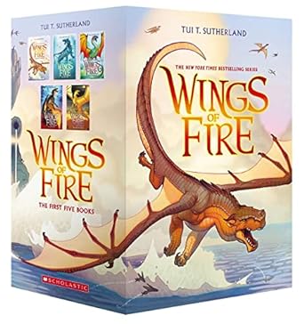 wings of fire boxset books 1 5  tui t. sutherland 0545855721, 978-0545855723