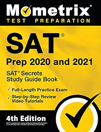 sat prep 2020 and 2021 sat secrets study guide book full length practice exam step by step review video