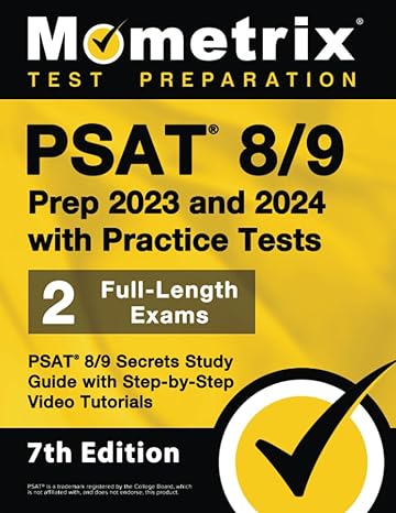 psat 8/9 prep 2023 and 2024 with practice tests 2 full length exams psat 8/9 secrets study guide with step by