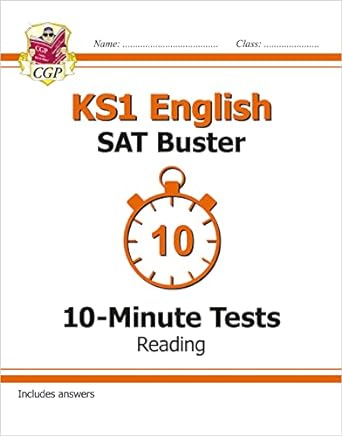 ks1 engli sat buster 10 min test reading 1st edition cgp 1782947078, 978-1782947073