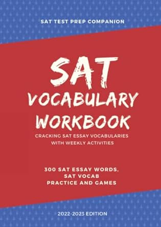 sat vocabulary workbook cracking sat essay vocabularies with weekly activities 2022 2023 edition sat