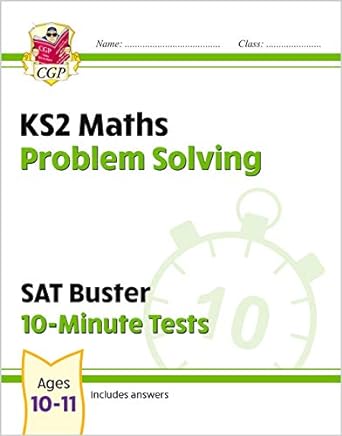 ks2 maths sat buster 10 min tests multip 1st edition cgp books 1789084555, 978-1789084559