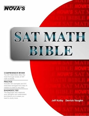 sat math bible 1st edition jeff kolby ,derrick vaughn 1889057487, 978-1889057484