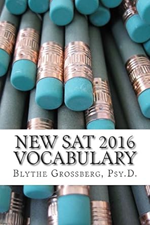 new sat 20 vocabulary vocabulary words for the new sat 1st edition blythe n. grossberg 1514306204,