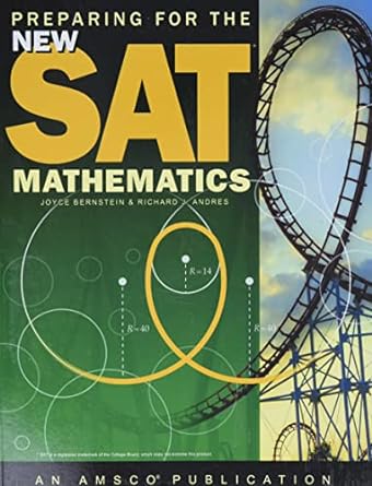 preparing for the new sat mathematics 1st edition perfection learning, richard j andres 163419814x,