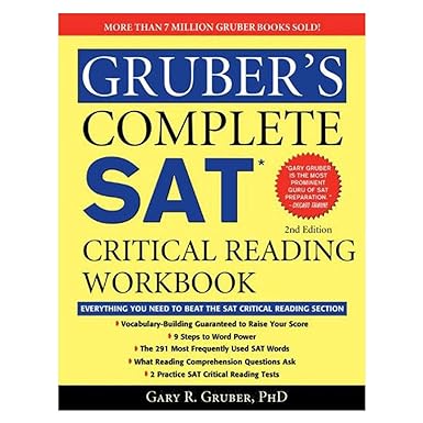 gruber s complete sat math workbook 2nd edition gary gruber 1402253370, 978-1402253379