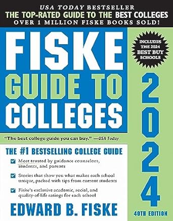 fiske guide to colleges 2024 40th edition edward fiske 1728271835, 978-1728271835