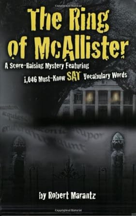 the ring of mcallister a score raising mystery featuring 1 000 must know sat vocabulary words original