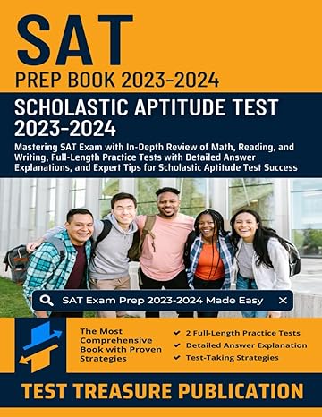 sat prep book 2023 2024 mastering sat exam with in depth review of math reading and writing proven strategies