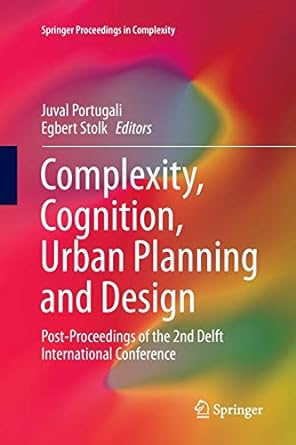 complexity cognition urban planning and design post proceedings of the 2nd delft international conference 1st