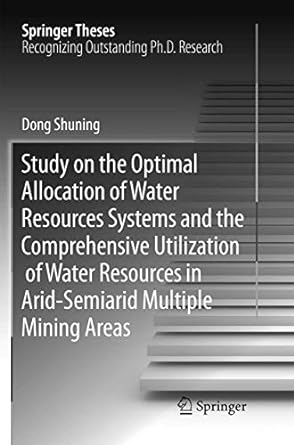 study on the optimal allocation of water resources systems and the comprehensive utilization of water