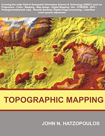topographic mapping covering the wider field of geospatial information science and technology 1st edition