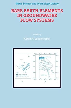 rare earth elements in groundwater flow systems 1st edition karen h johannesson 904816821x, 978-9048168217