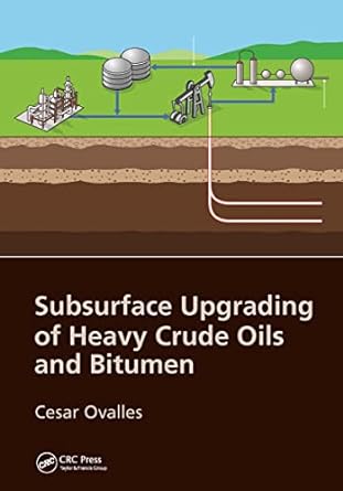 subsurface upgrading of heavy crude oils and bitumen 1st edition cesar ovalles 1032238909, 978-1032238906