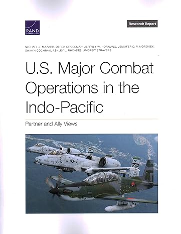 u s major combat operations in the indo pacific partner and ally views 1st edition michael j mazarr ,derek