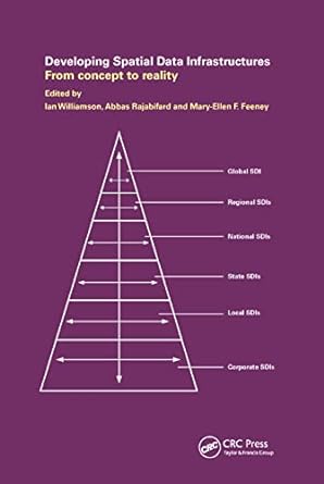 developing spatial data infrastructures from concept to reality 1st edition ian p williamson ,abbas