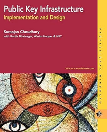 pub key infrasctr implem desig 1st edition suranjan choudhury 0764548794, 978-0764548796