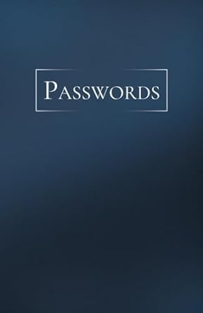 passwords elegant 5 06 x 7 81 paperback password keeper and organizer fitting 3 passwords for 780 different