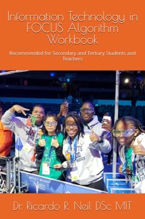 information technology in focus algorithm workbook recommended for secondary and tertiary students and