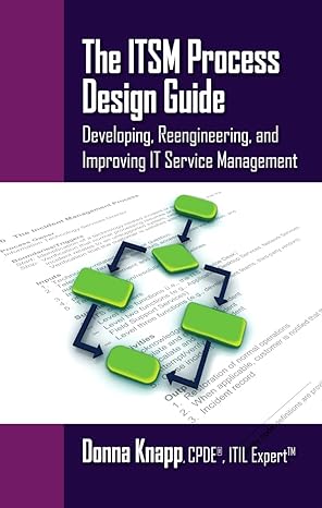 the itsm process design guide developing reengineering and improving it service management 1st edition donna