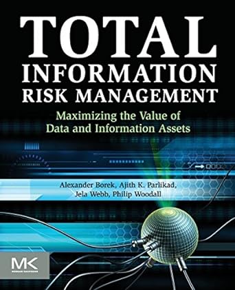 total information risk management maximizing the value of data and information assets 1st edition alexander