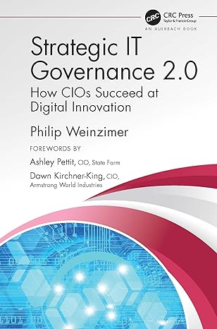 strategic it governance 2 0 1st edition philip weinzimer 0367342863, 978-0367342869